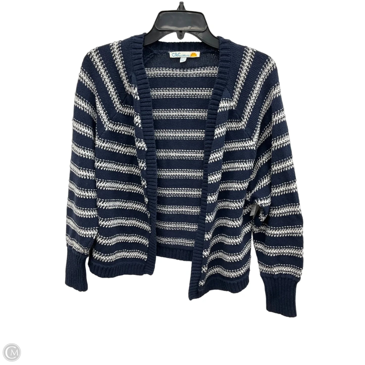 Cardigan By C And C In Striped Pattern, Size: Xs
