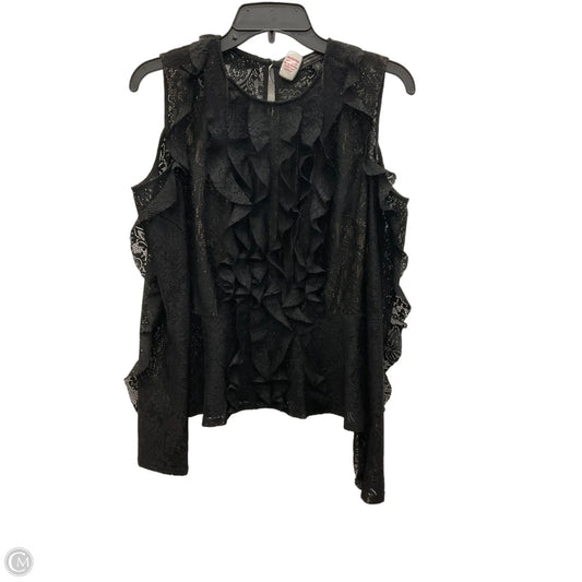 Top Long Sleeve By Bcbgmaxazria In Black, Size: S