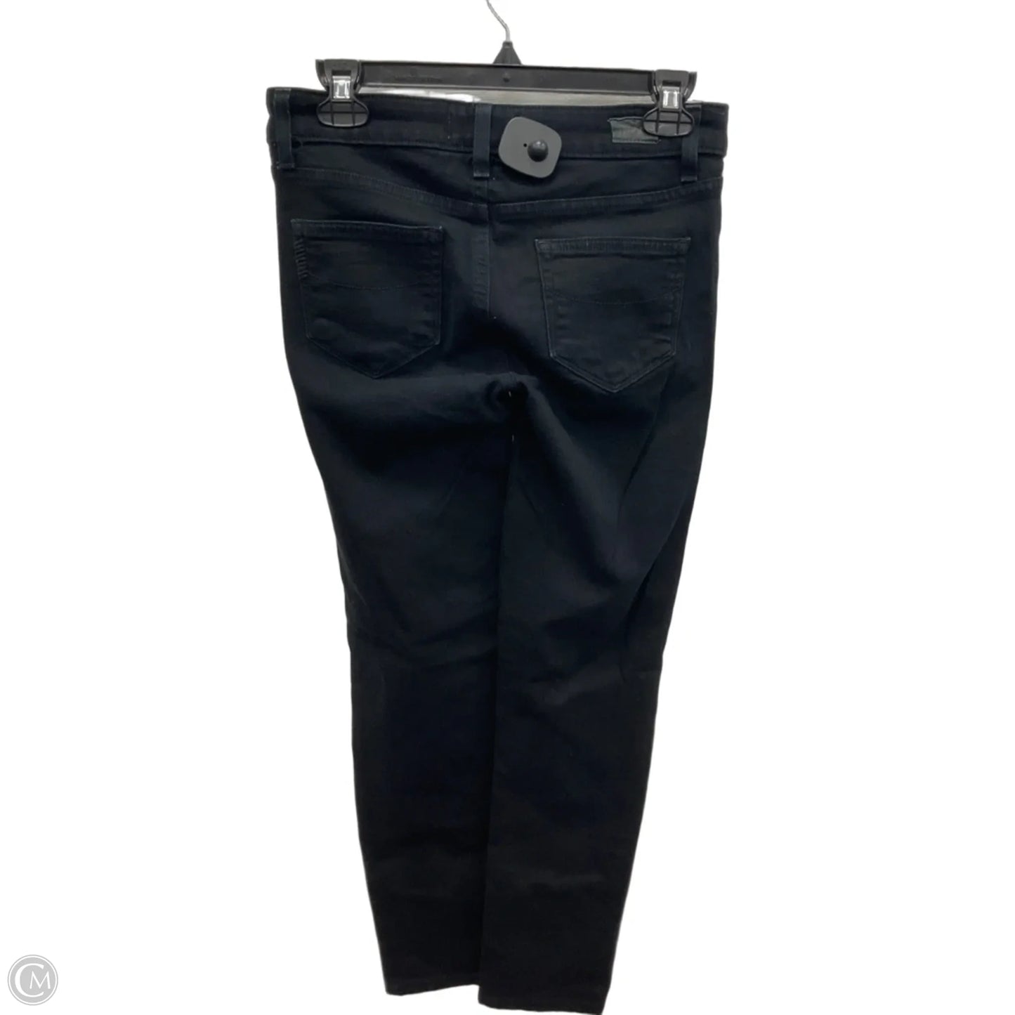 Jeans Skinny By Paige In Black Denim, Size: 4
