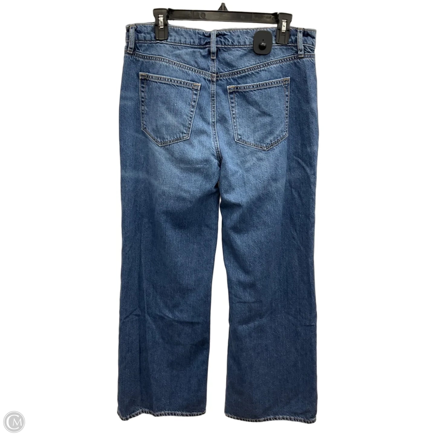 Jeans Wide Leg By Loft In Blue Denim, Size: 8