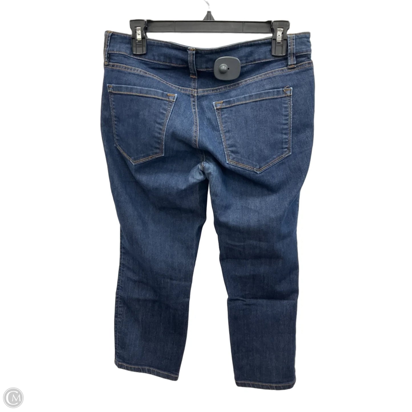 Jeans Cropped By Loft In Blue Denim, Size: 6