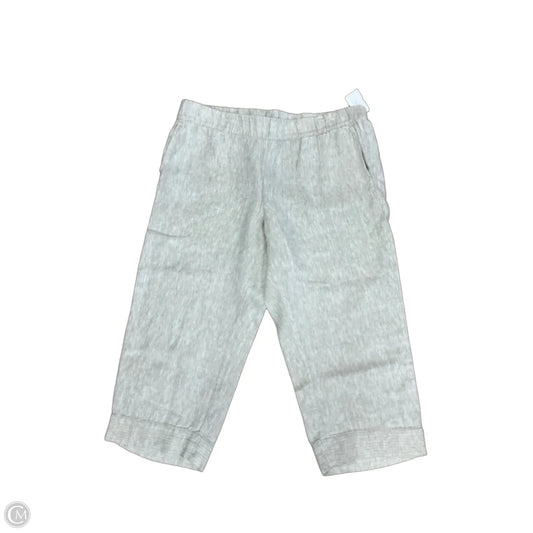 Pants Linen By Pure Jill In Tan, Size: Lp