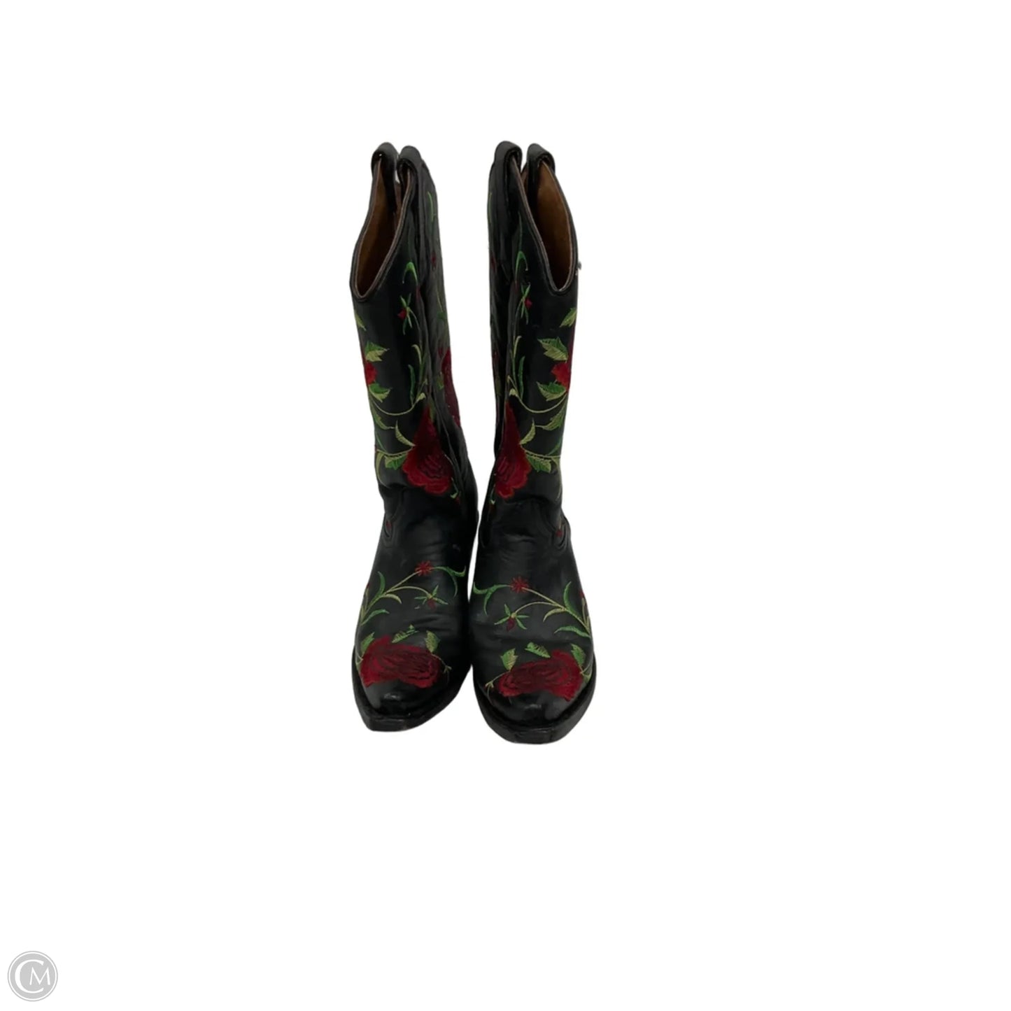 Boots Mid-calf Heels By Corral In Black, Size: 9