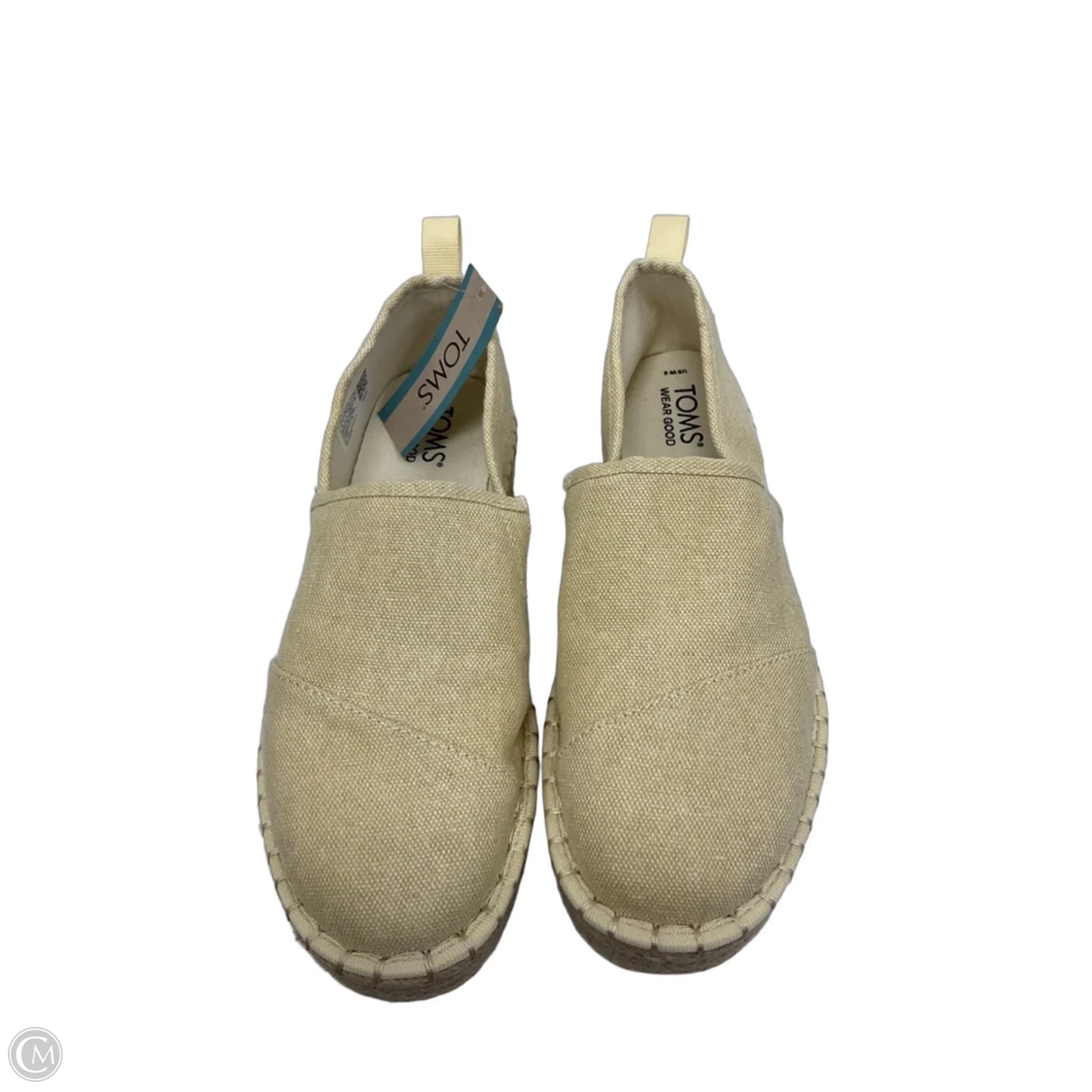 Shoes Flats By Toms In Tan, Size: 8