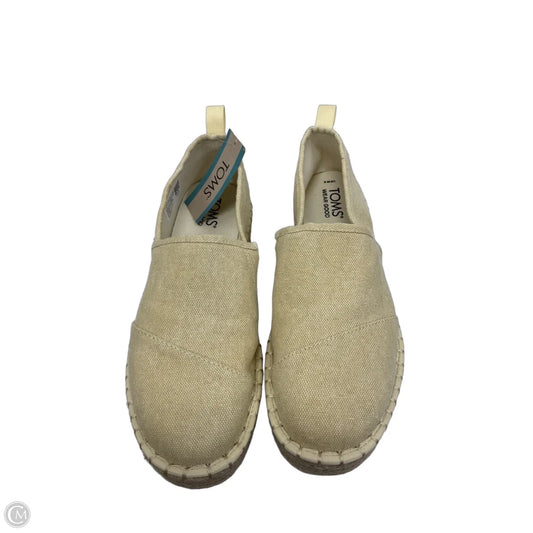 Shoes Flats By Toms In Tan, Size: 8