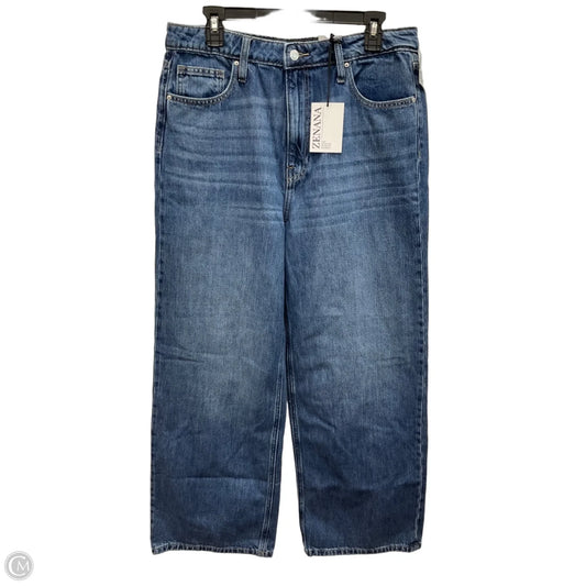 Jeans Wide Leg By Zenana In Blue Denim, Size: 8