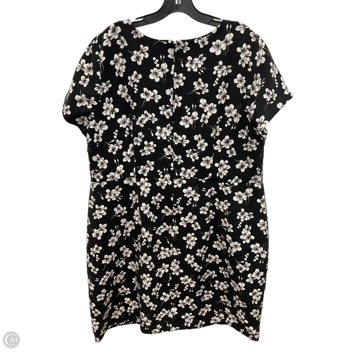 Dress Casual Midi By Loft In Floral Print, Size: 18