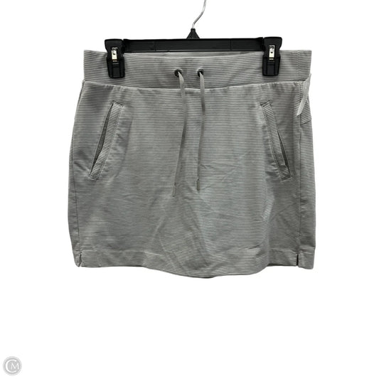 Athletic Skort By Athleta In Striped Pattern, Size: S
