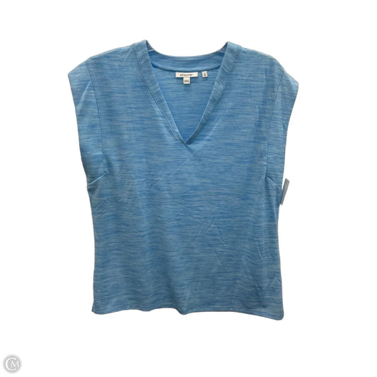 Top Short Sleeve By Chicos In Blue, Size: M