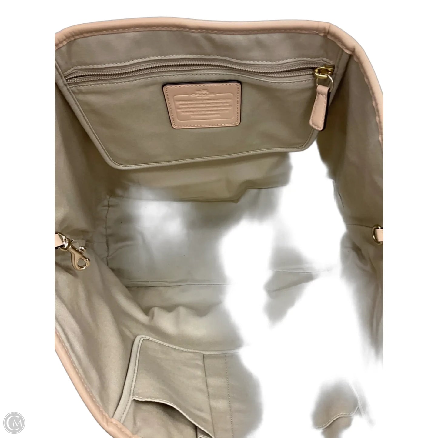 Tote Designer By Coach, Size: Large