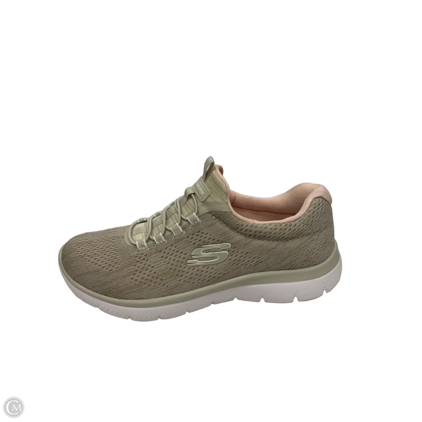 Shoes Athletic By Skechers In Tan, Size: 6.5