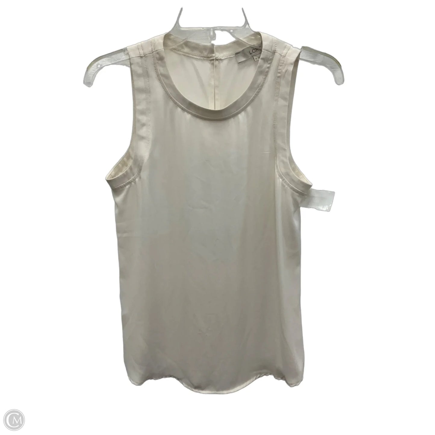 Top Sleeveless By Loft In White, Size: Xs