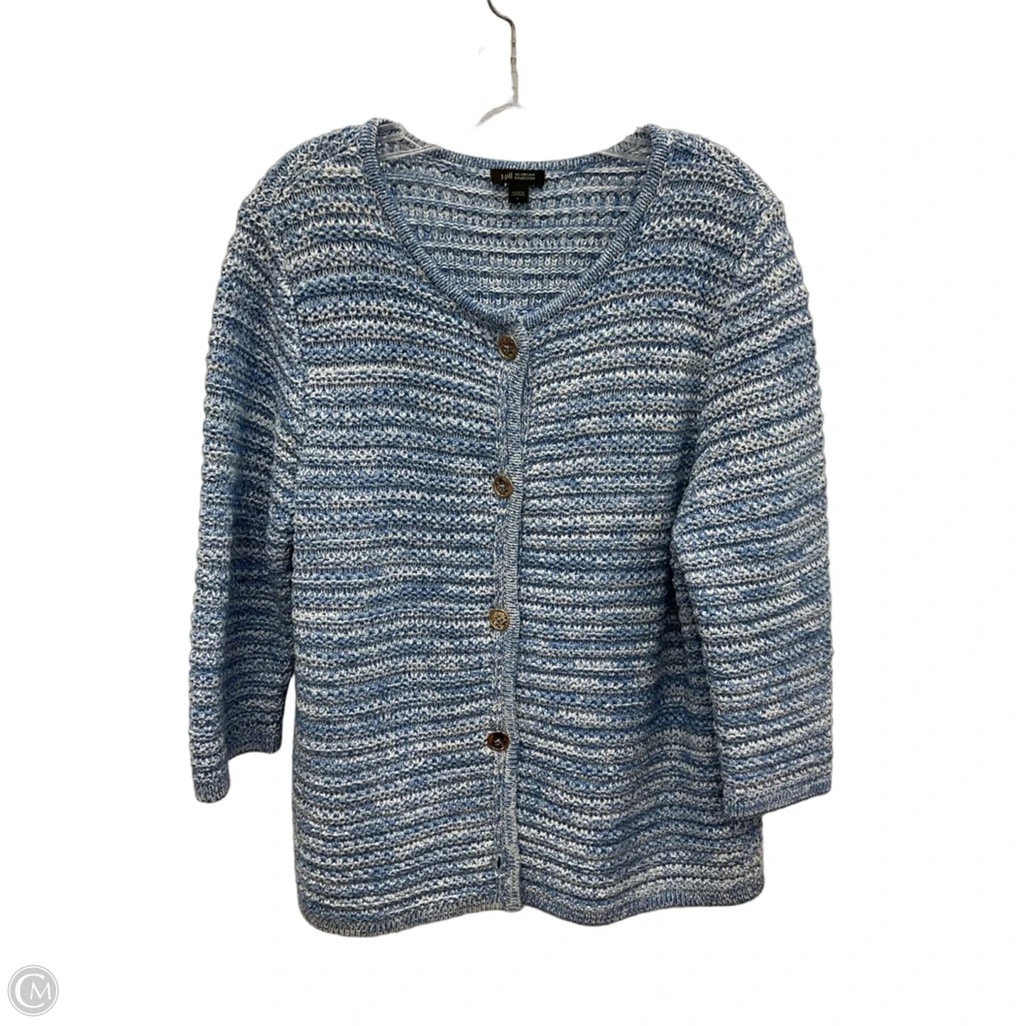 Cardigan By J. Jill In Striped Pattern, Size: L