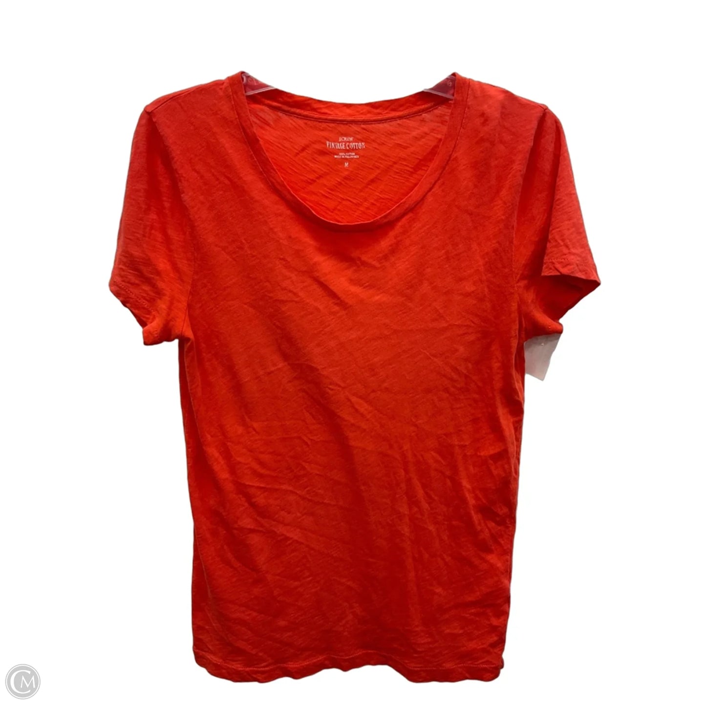 Top Short Sleeve Basic By J. Crew In Orange, Size: M