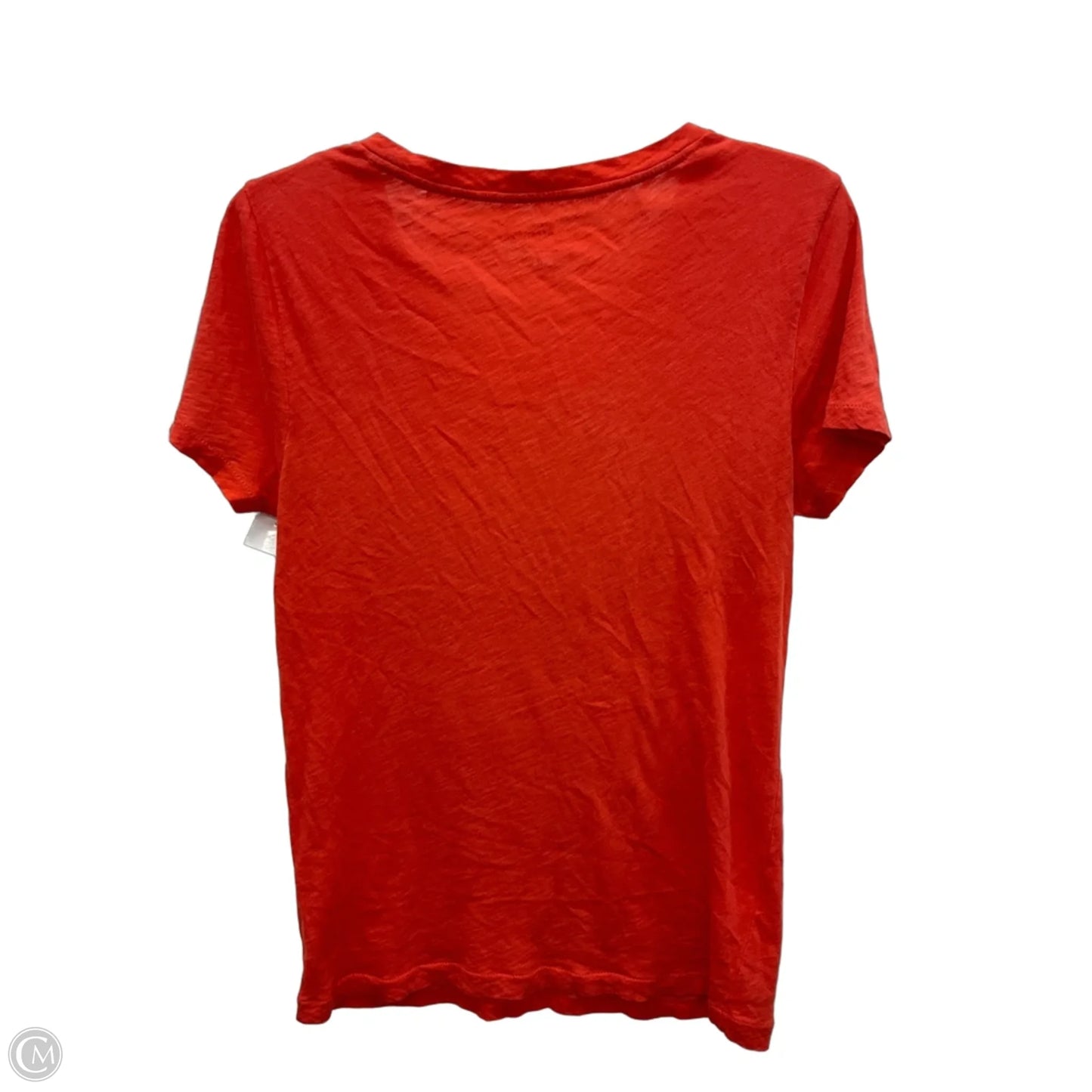 Top Short Sleeve Basic By J. Crew In Orange, Size: M