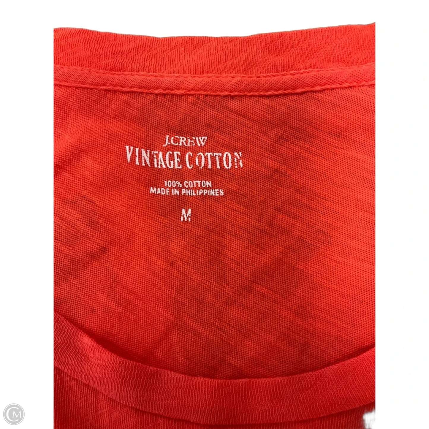 Top Short Sleeve Basic By J. Crew In Orange, Size: M