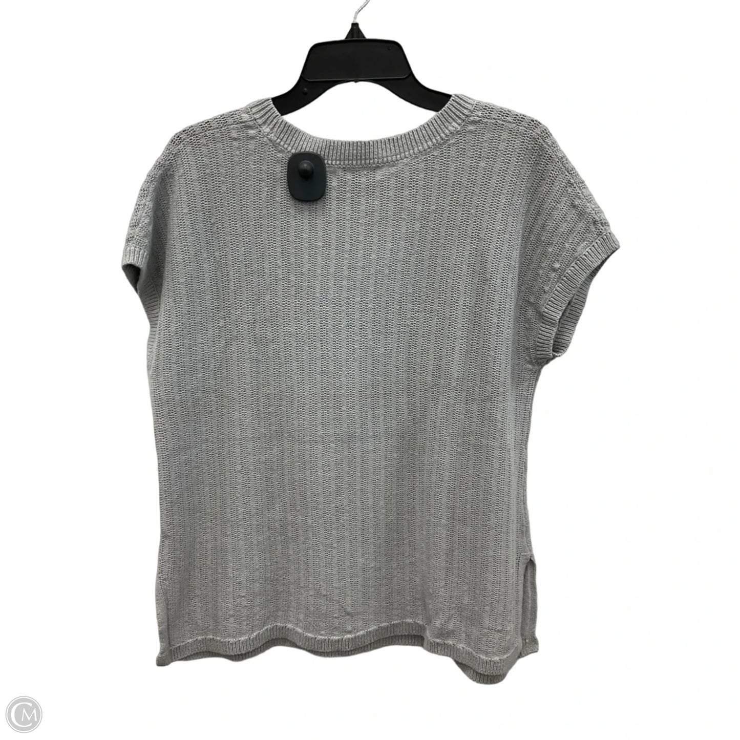Top Short Sleeve By J. Jill In Grey, Size: Lp