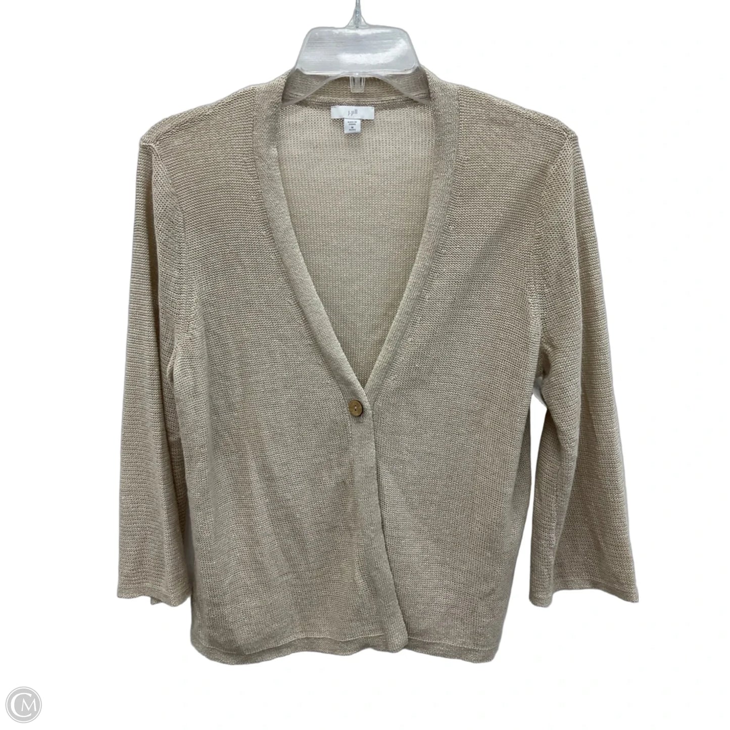 Cardigan By J. Jill In Tan, Size: Mp