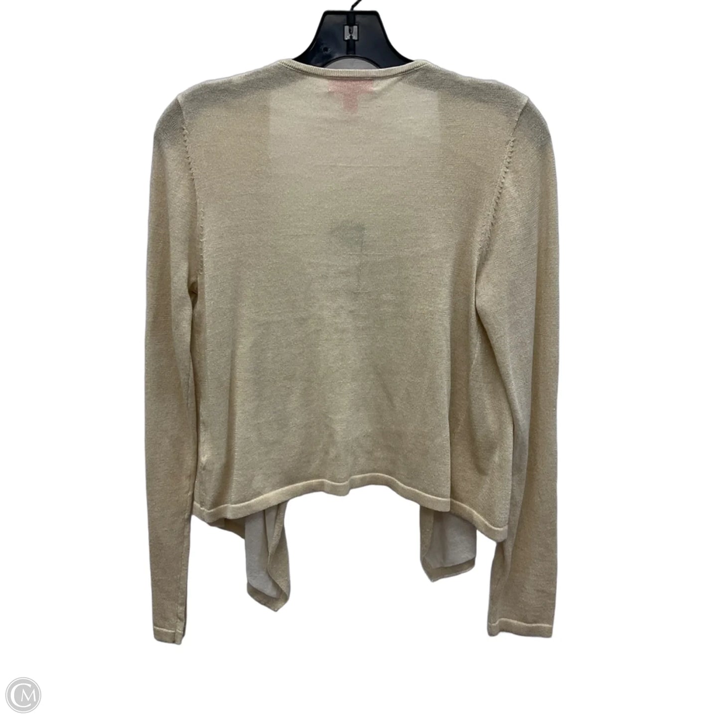 Cardigan Designer By Lilly Pulitzer In Gold, Size: M
