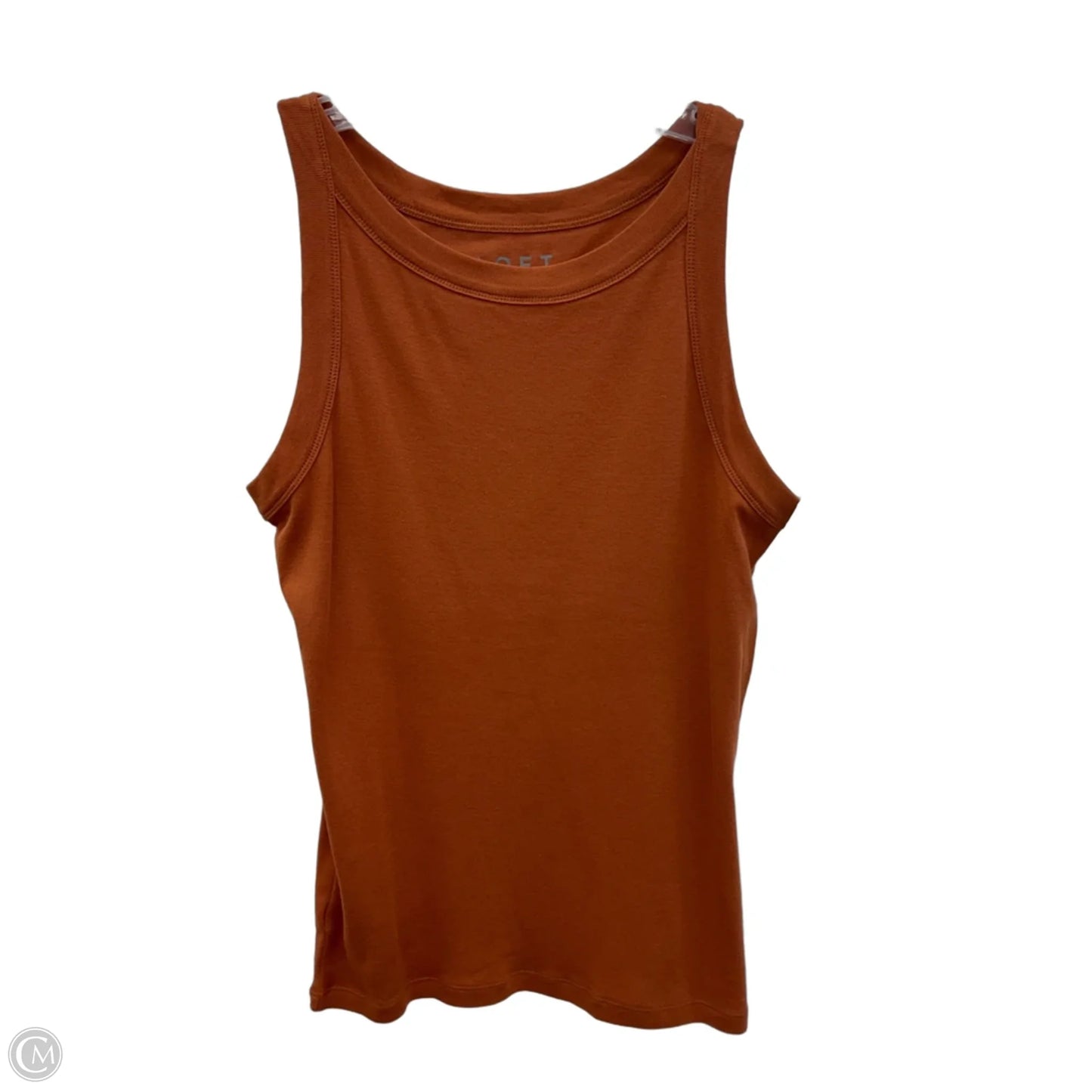 Top Sleeveless By Loft In Orange, Size: S