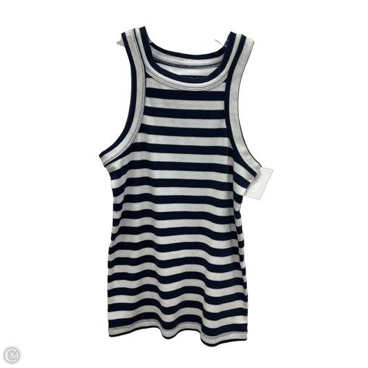 Top Sleeveless By Loft In Striped Pattern, Size: S