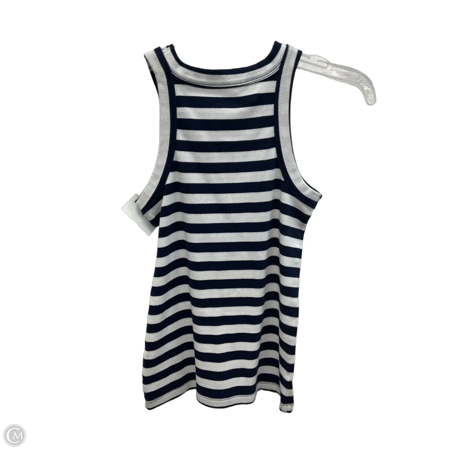 Top Sleeveless By Loft In Striped Pattern, Size: S