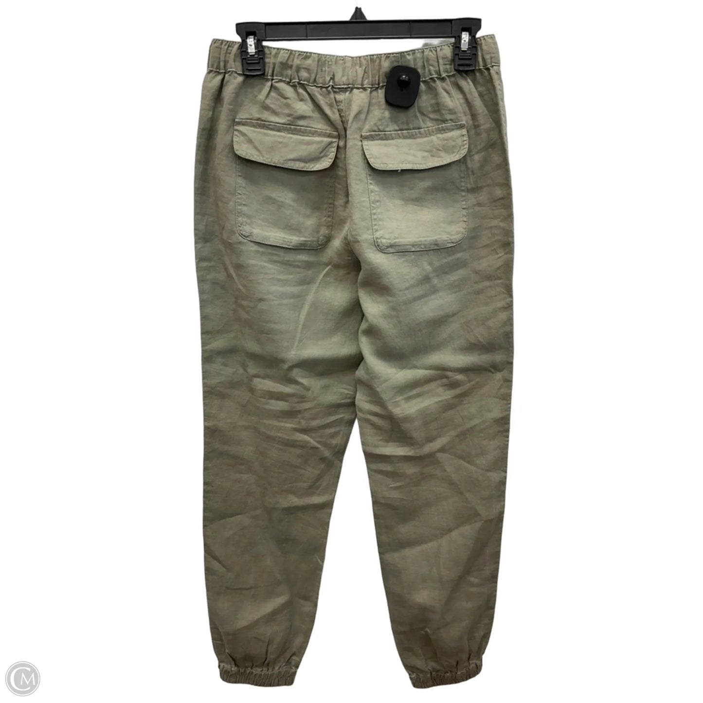 Pants Linen By C And C In Green, Size: S