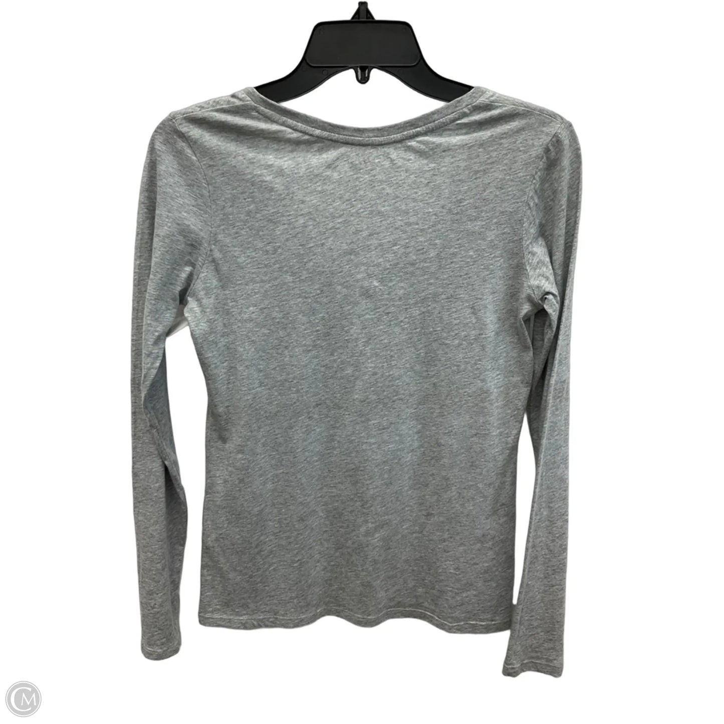 Top Long Sleeve By Champion In Grey, Size: S