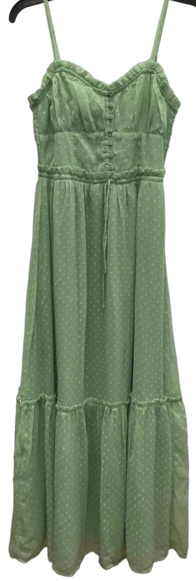 Dress Casual Maxi By Patrons Of Peace In Green, Size: S