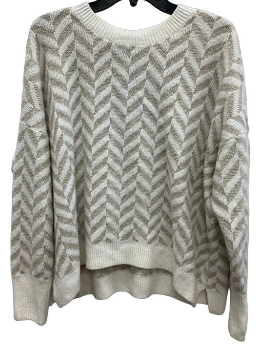Sweater By Vince In Chevron Pattern, Size: L