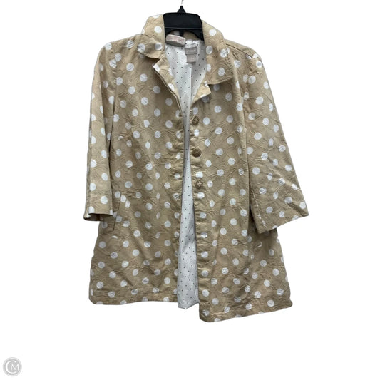 Blazer By Chicos In Polkadot Pattern, Size: M