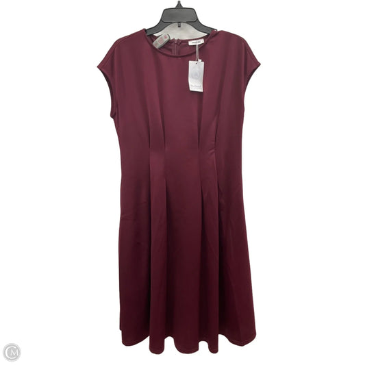 Dress Casual Midi By Cmc In Red, Size: L