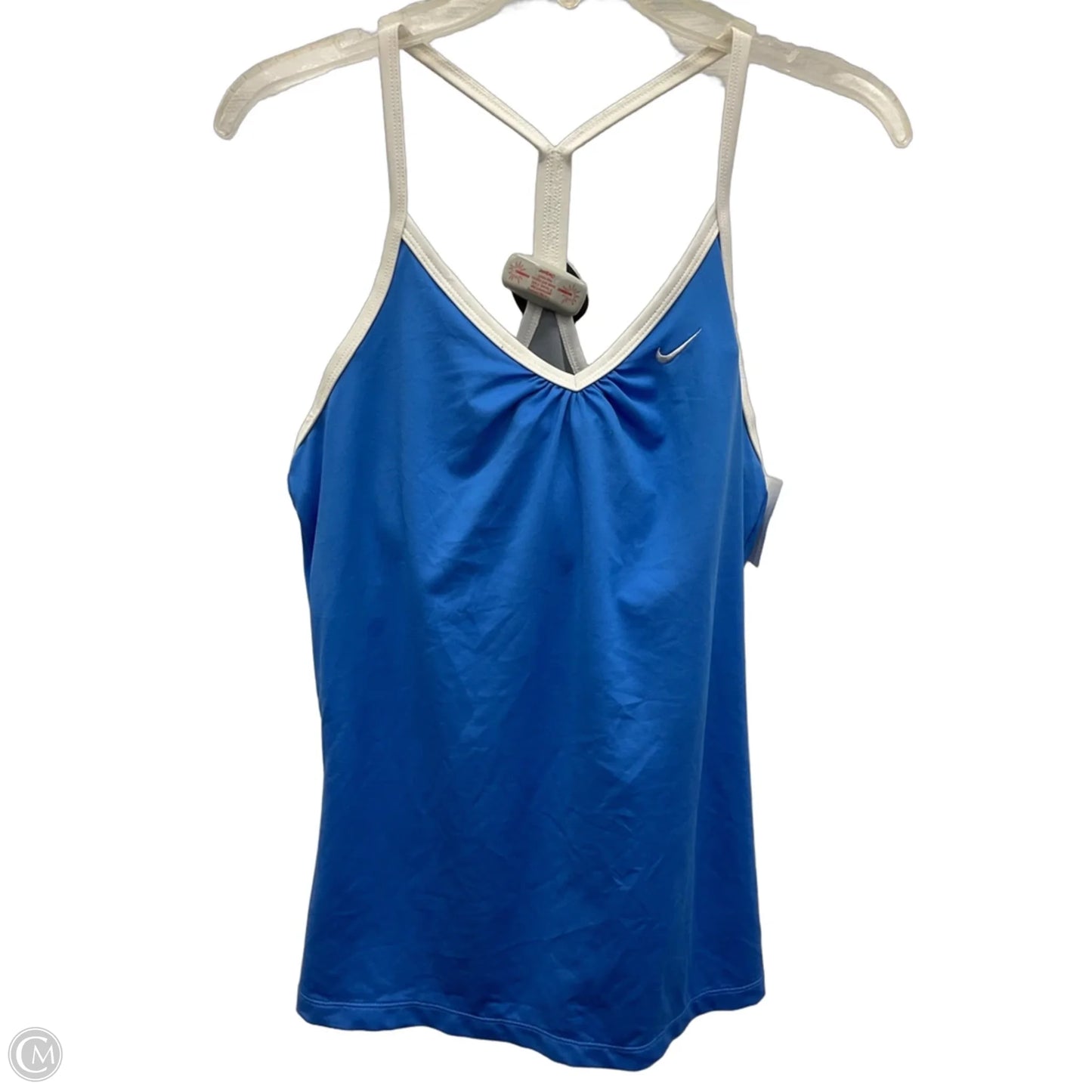 Athletic Tank Top By Nike In Blue, Size: L