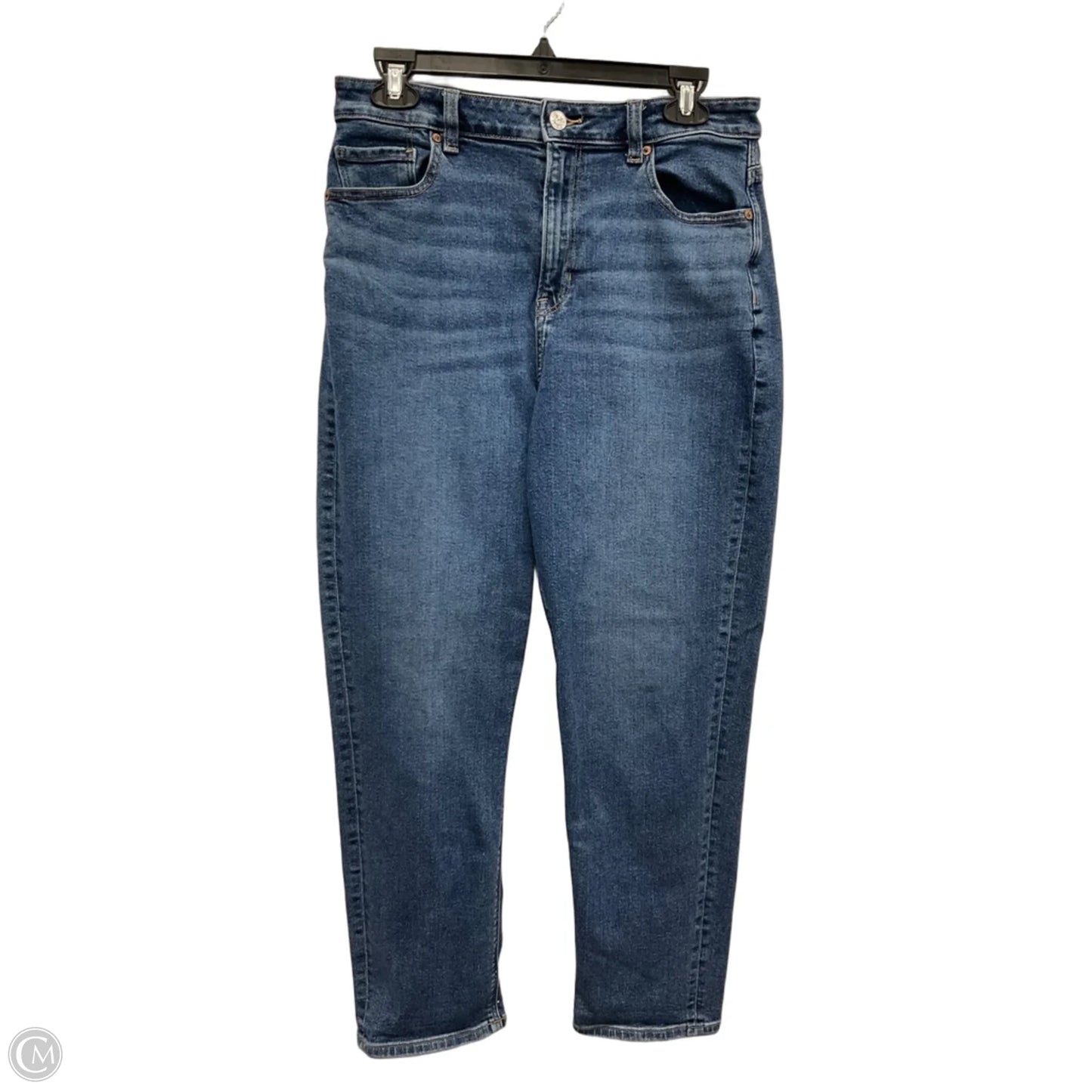 Jeans Wide Leg By American Eagle In Blue Denim, Size: 10