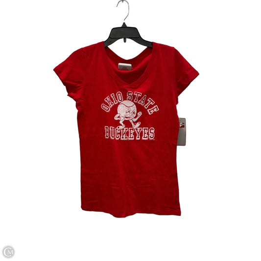 Top Short Sleeve By Clothes Mentor In Red, Size: L