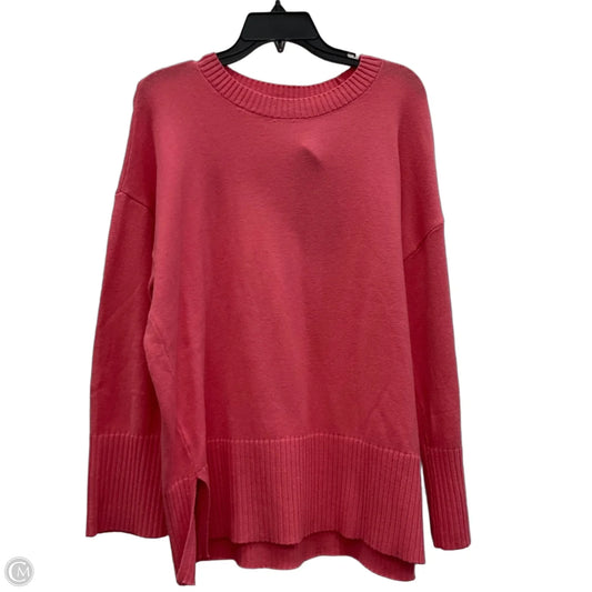 Top Long Sleeve By Loft In Pink, Size: L