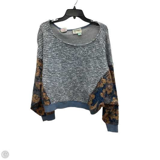 Top Long Sleeve By Saturday/sunday In Multi-colored, Size: M