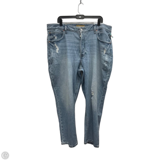 Jeans Straight By Maurices In Blue Denim, Size: 18