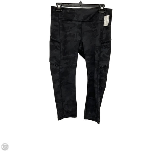 Athletic Capris By Lululemon In Camouflage Print, Size: 10