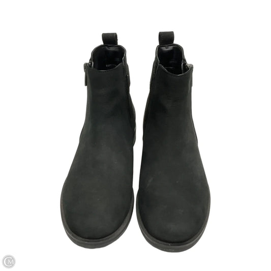 Boots Ankle Flats By Clarks In Black, Size: 7.5