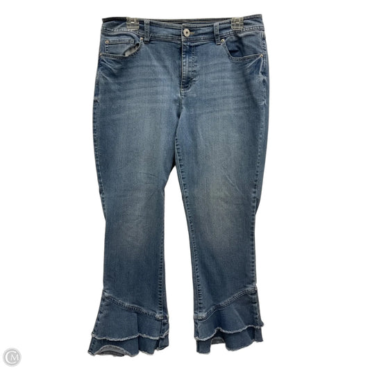 Jeans Boot Cut By Inc In Blue Denim, Size: 12