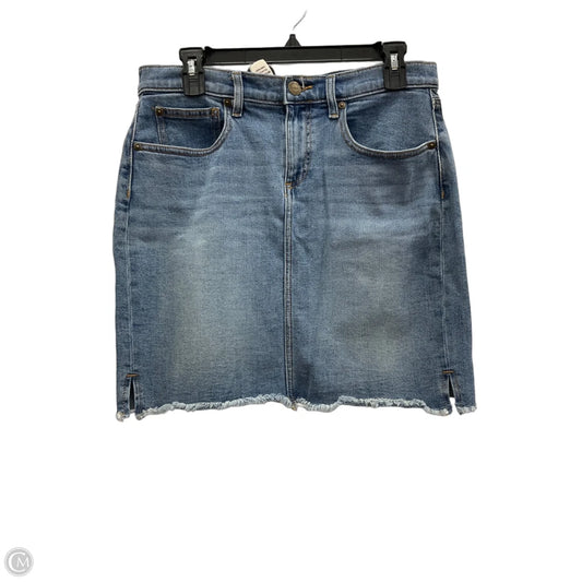 Skirt Midi By Loft In Blue Denim, Size: 6