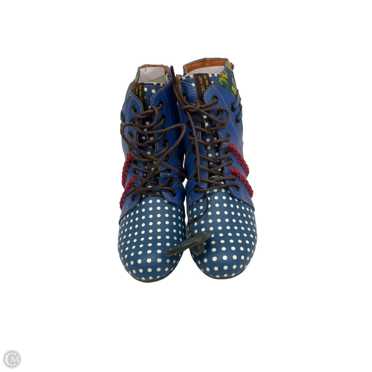 Boots Leather By Cme In Blue, Size: 6
