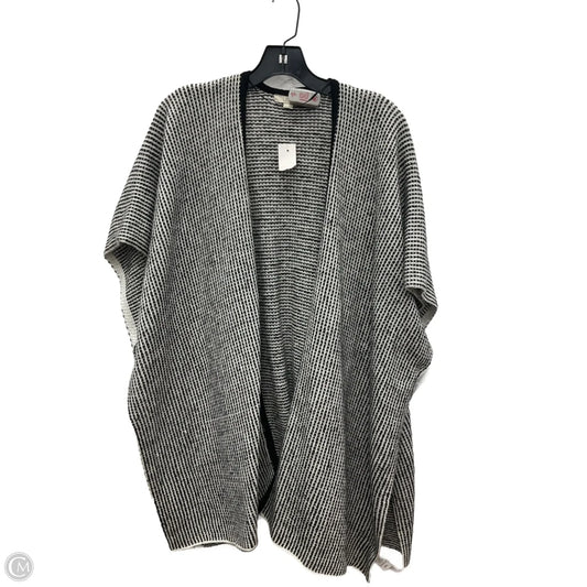 Poncho By Loft In Striped Pattern, Size: S