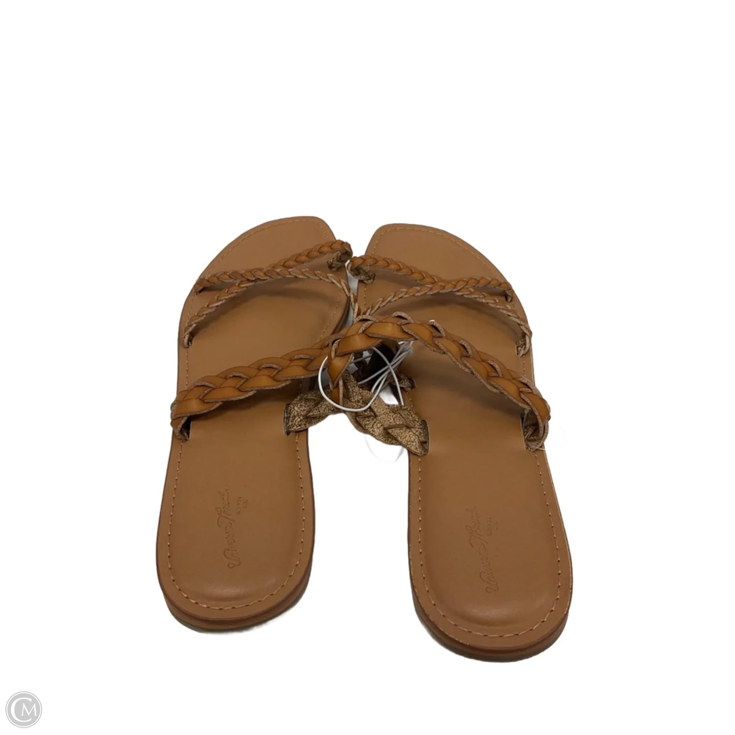 Sandals Flats By Universal Thread In Brown, Size: 11
