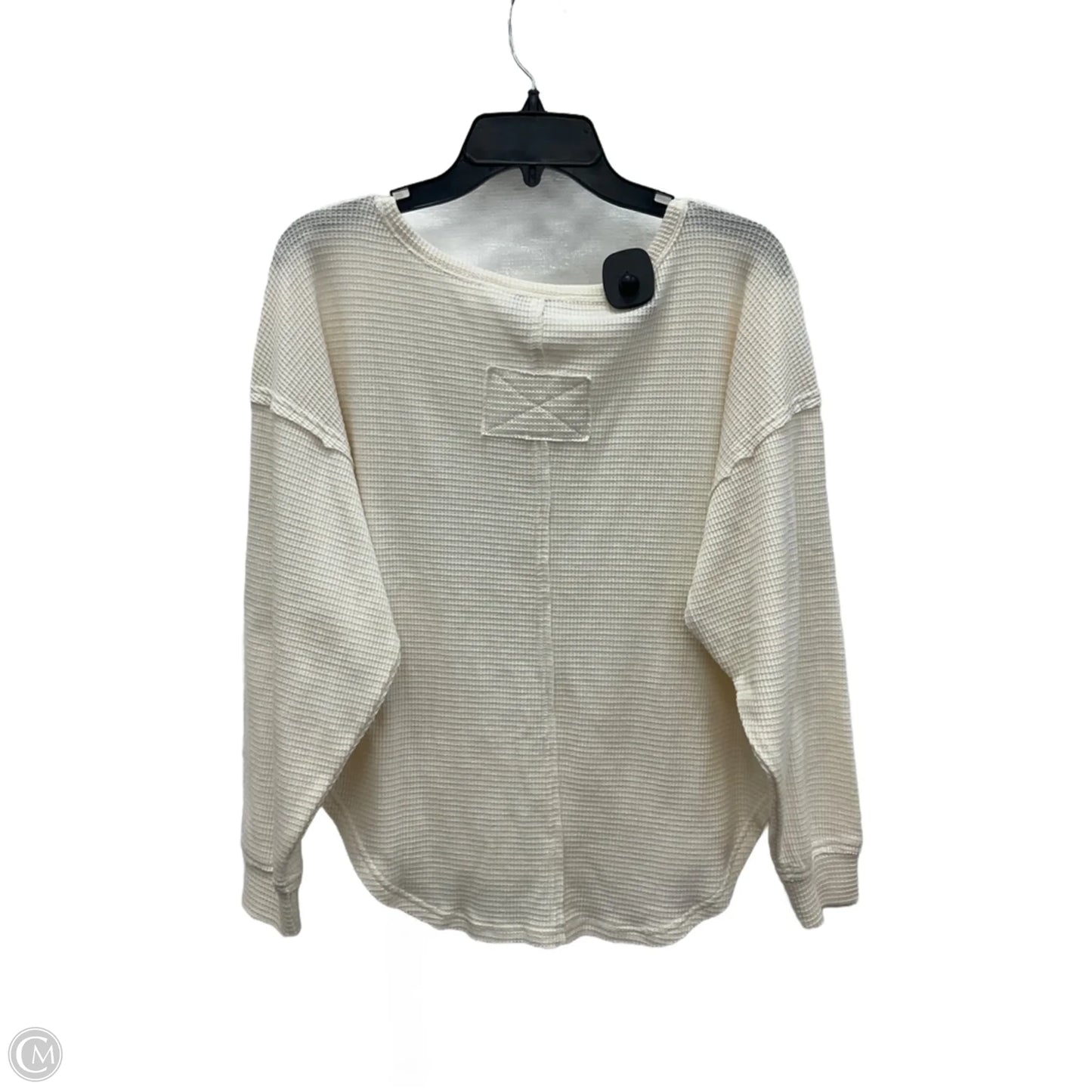 Top Long Sleeve By Joy Lab In White, Size: Xs