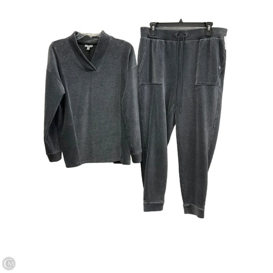 Lounge Set Pants By Talbots In Grey, Size: M