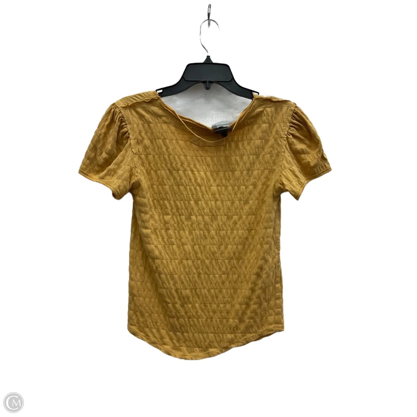 Top Short Sleeve By We The Free In Yellow, Size: M