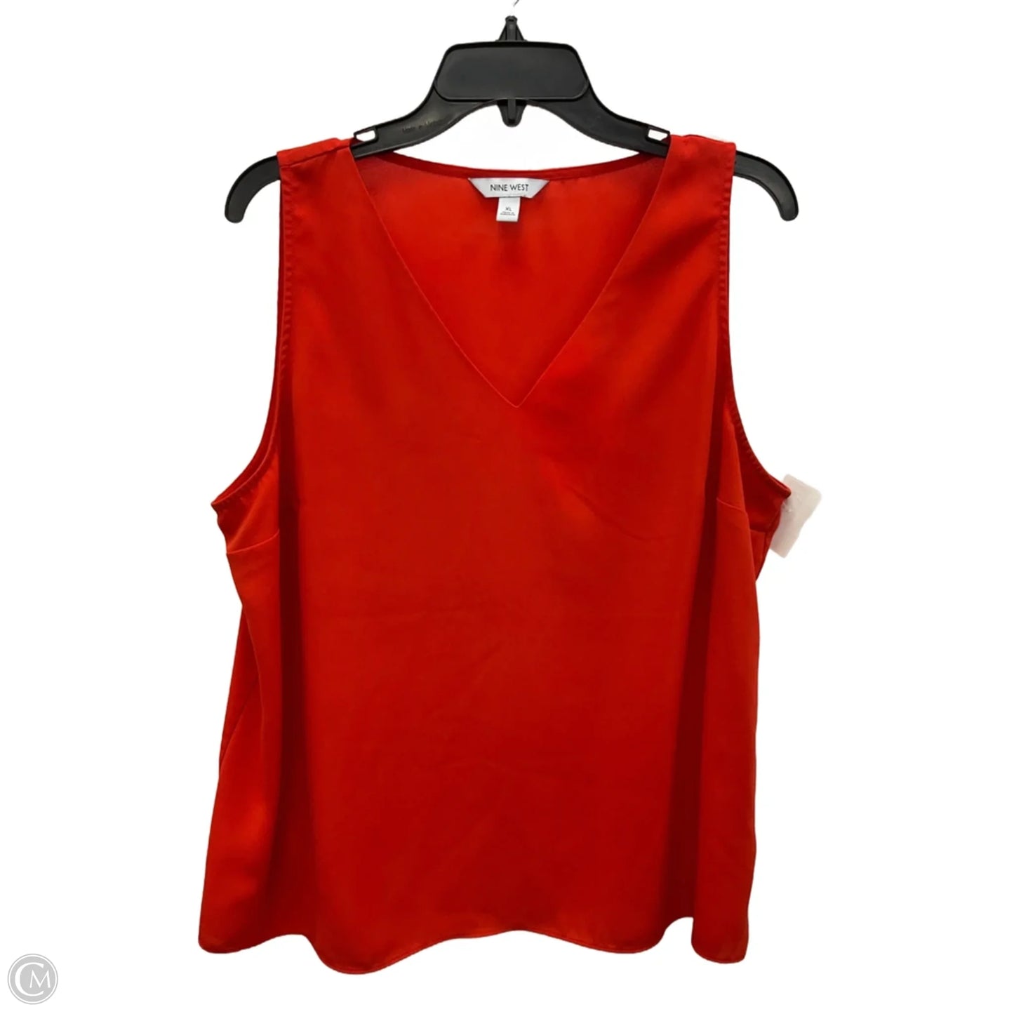 Top Sleeveless By Nine West In Red, Size: Xl