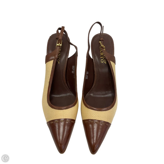 Shoes Heels Kitten By Franco Sarto In Brown, Size: 9